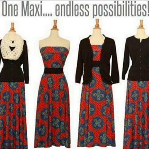 LuLaRoe Galaxy Maxi Skirt Like NEW Unicorn Print - Picture 5 of 6